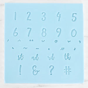 Utensílios E Acessórios - PME Fun Fonts - Números E Caracteres Especiais
